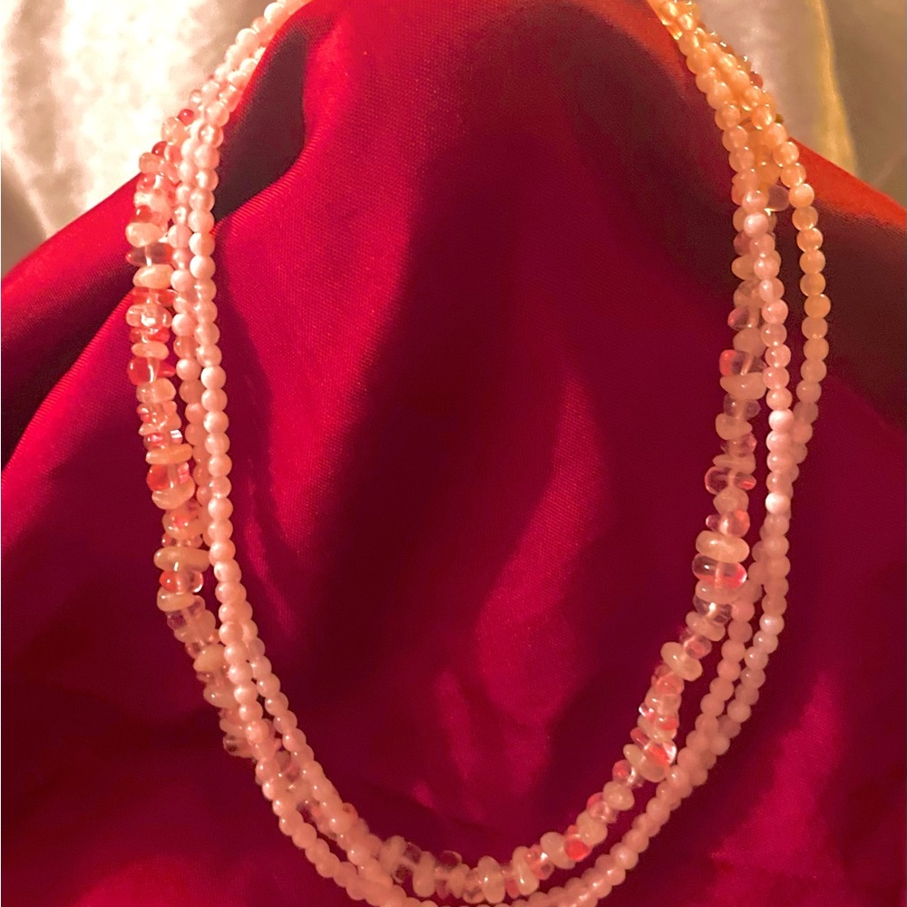Pink necklace
